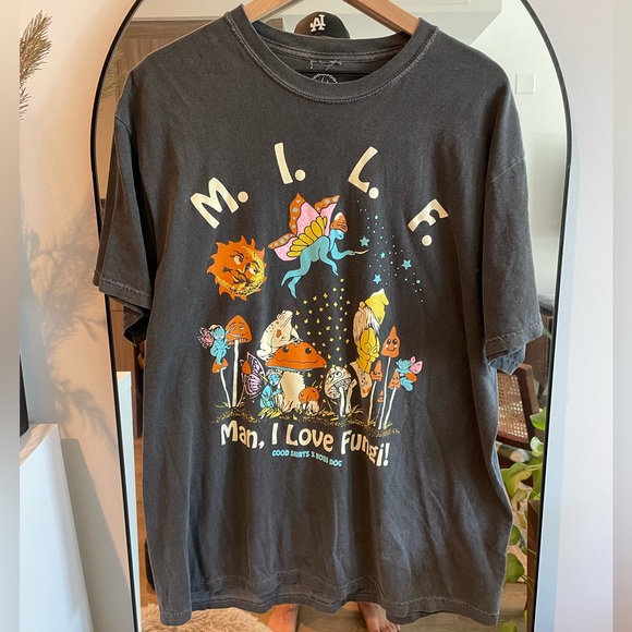 Men's Graphic Round Neck Vintage Wash T-Shirt main image 1